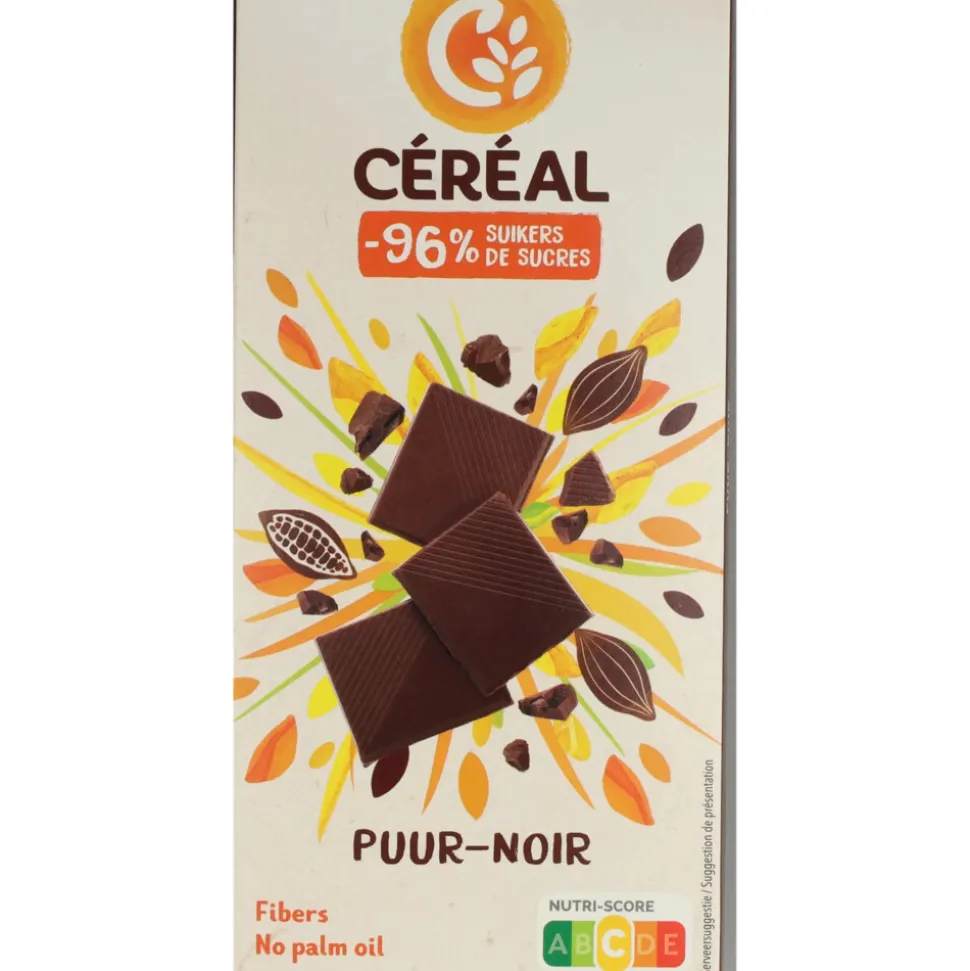 12x Céréal Chocotablet Puur 80 gr