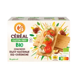 4x Céréal Crackers Rijst & Kastanje 250 gr