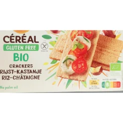 4x Céréal Crackers Rijst & Kastanje 250 gr