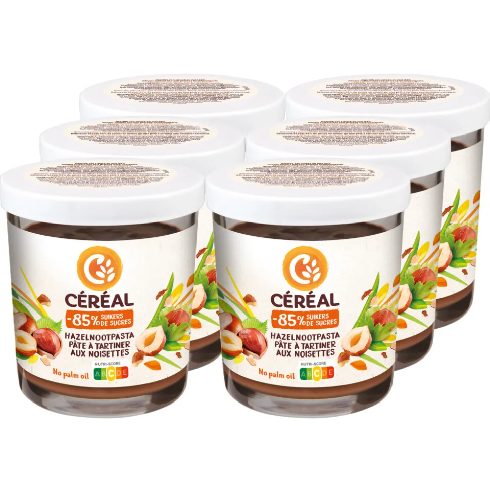 6x Céréal Hazelnootpasta 200 gr