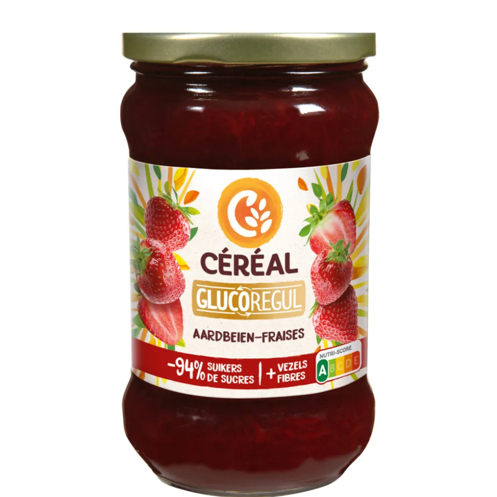 3x Céréal Jam Aardbeien 320 gr