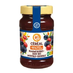 3x Céréal Jam Bosbes & Rode Bes 270 gr