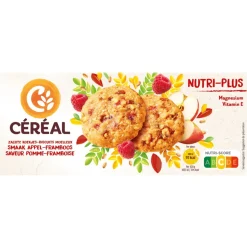 3x Céréal Koekjes Appel-Framboos 138 gr