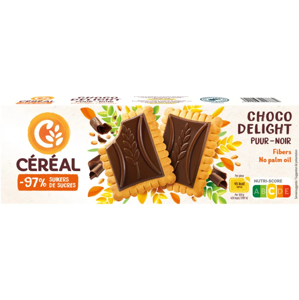 3x Céréal Koekjes Choco Delight 126 gr