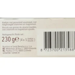 12x Céréal Koekjes Sesam 230 gr