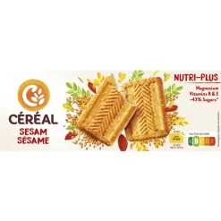 3x Céréal Koekjes Sesam 230 gr