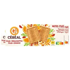 3x Céréal Koekjes Soja-Sinaasappel 280 gr
