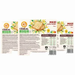 3x Céréal Maxi Brood 3 Zaden Glutenvrij En Lactosevrij 350 gr