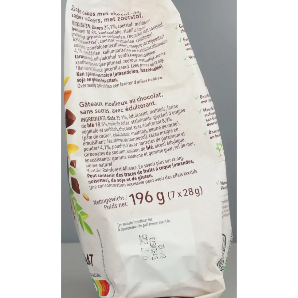 6x Céréal Mini Cakes Chocolade 196 gr