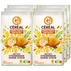 6x Céréal Mini Cakes Citroen 196 gr