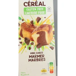 6x Céréal Mini Cakes Marmer Glutenvrij en Lactosevrij 200 gr
