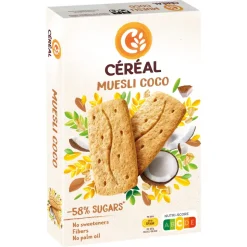 3x Céréal Muesli en Kokos Koeken 200 gr