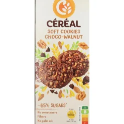 3x Céréal Soft Cookies Choco-Walnut 138 gr