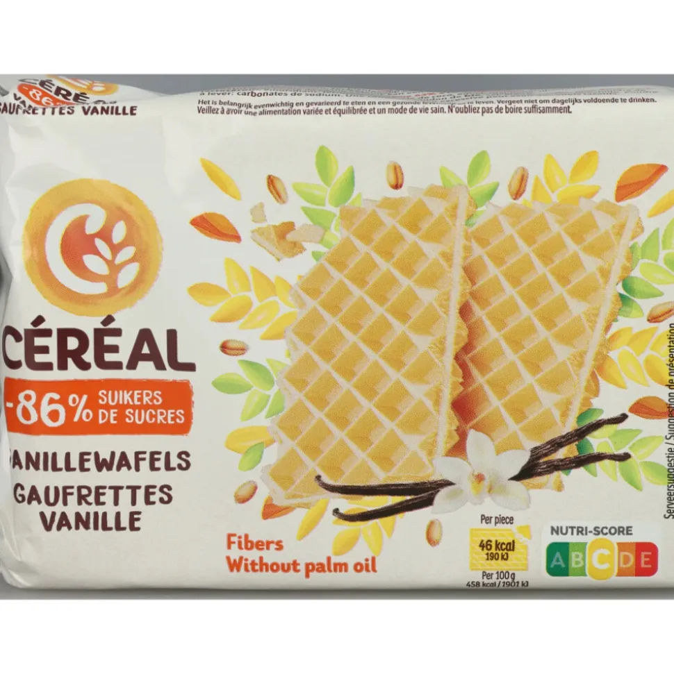 12x Céréal Vanillewafels 90 gr