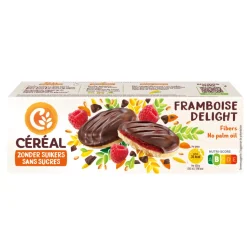 4x Céréal Zachte Koekjes Framboos Delight 140 gr