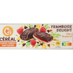 4x Céréal Zachte Koekjes Framboos Delight 140 gr