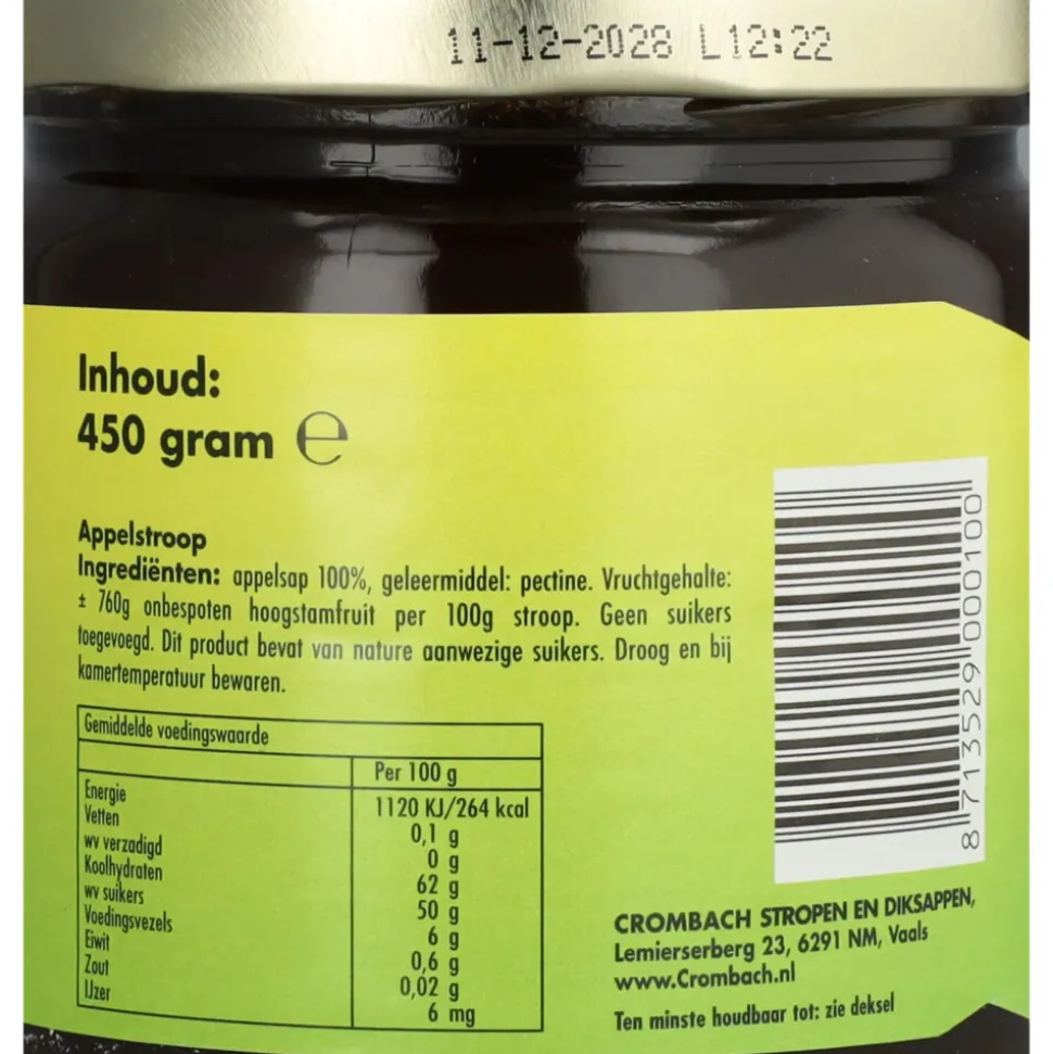 3x Crombach Appelstroop 450 gr