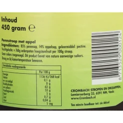 3x Crombach Perenstroop 450 gr