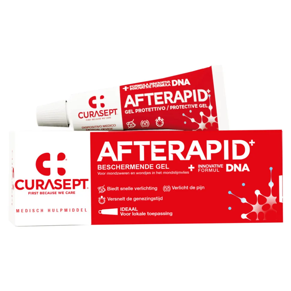 2x Curasept Afterapid DNA Beschermende Gel 10 ml
