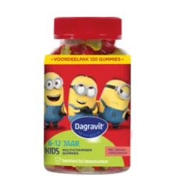 2x Dagravit Kids-Xtra Vitaminions Multivitaminen 6-12 jaar 120 gummies
