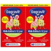 2x Dagravit Multivitamine Kids Extra 6-12 Jaar Spongebob 60 kauwtabletten