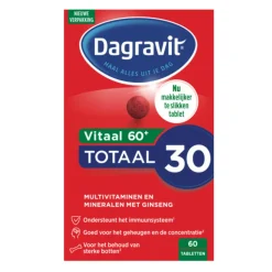 2x Dagravit Vitaal 60+ Multivitaminen 60 tabletten