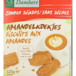 3x Damhert Amandelkoekjes Speculaas Zonder Suikers 125 gr