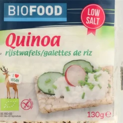 3x Damhert Biofood Maiswafels Quinoa Biologisch 130 gr