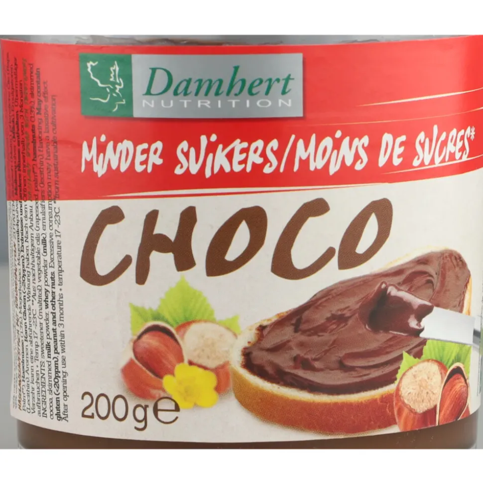 3x Damhert Chocopasta Hazelnoot 200 gr