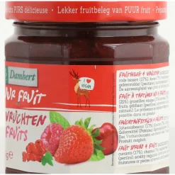 3x Damhert Confituur Puur Fruit 4 Vruchten 315 gr