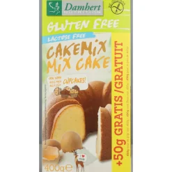 3x Damhert Glutenvrij Cakemix 400 gr
