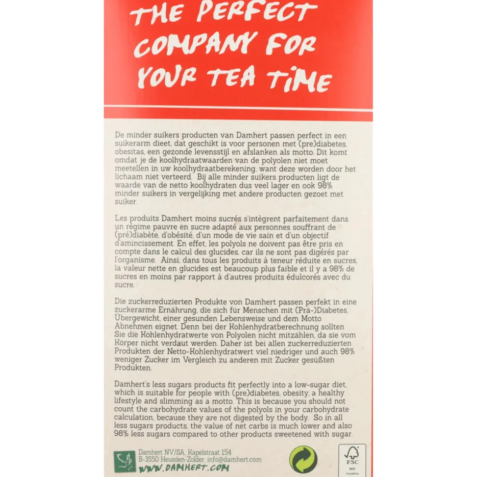 3x Damhert Tag Sprits Koek Choco 120 gr