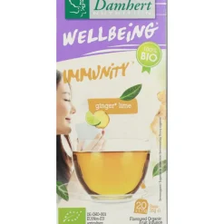 3x Damhert Wellbeing Thee Weerstand Gember Limoen 20 stuks