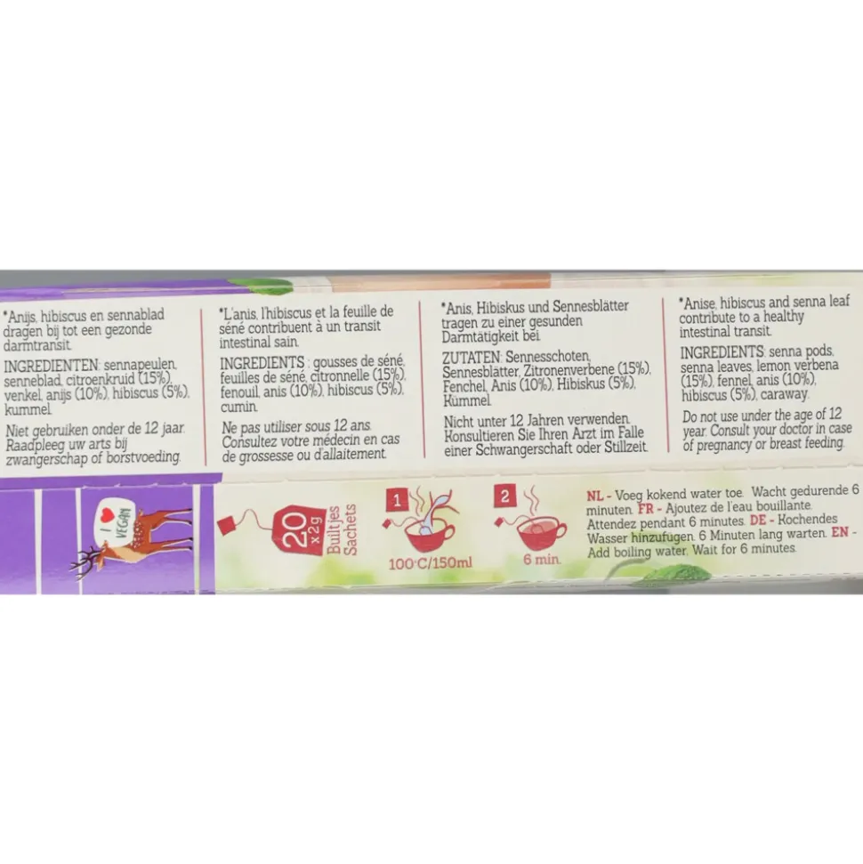 3x Damhert Wellbeing Thee Stoelgang 20 stuks