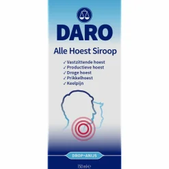 2x Daro Alle Hoest Siroop 150 ml