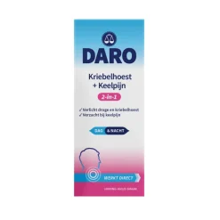 2x Daro 2-in-1 Kriebelhoest + Keelpijn 150 ml