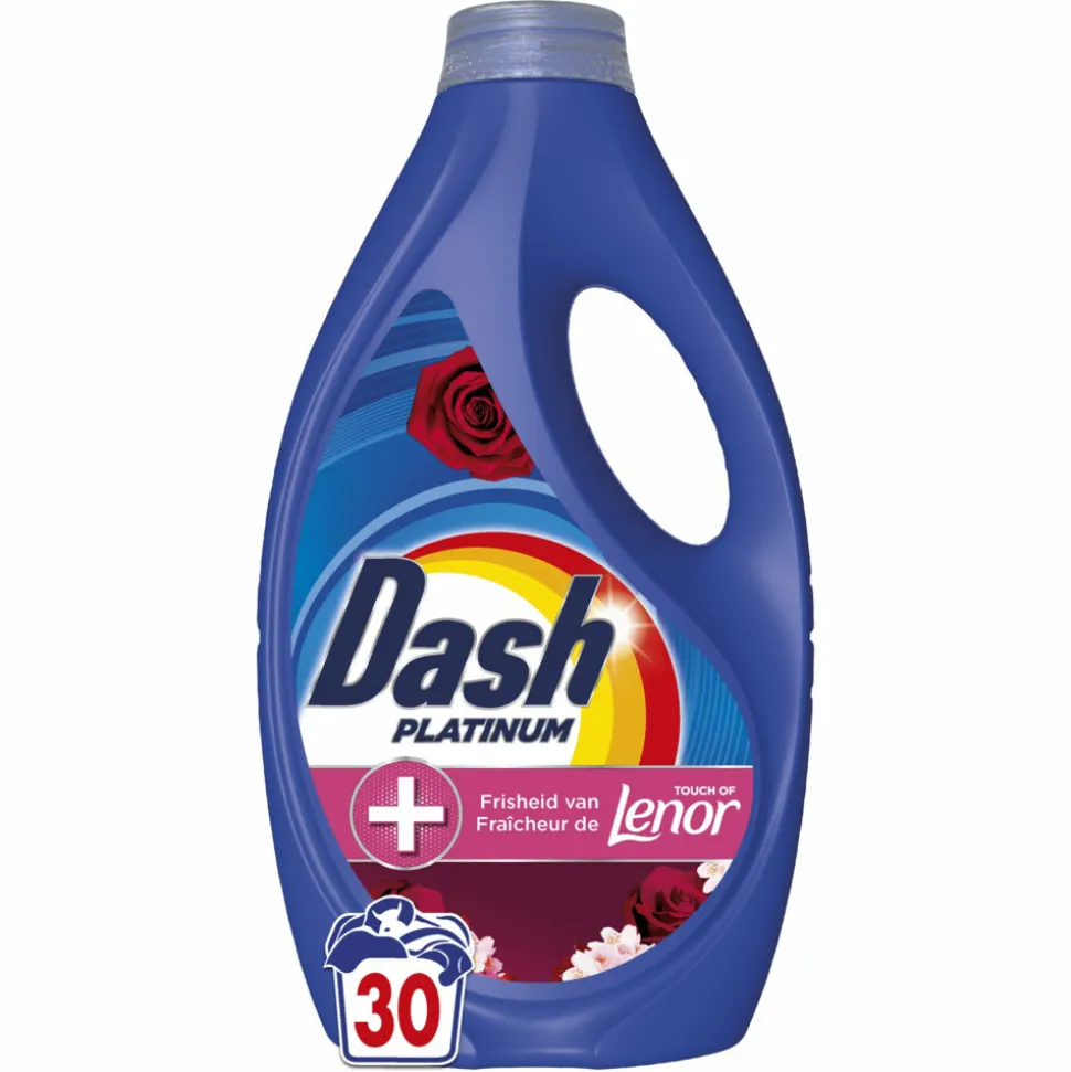 4x Dash Vloeibaar Wasmiddel Jasmin & Rose de Mai 30 Wasbeurten 1350 ml
