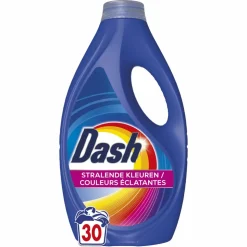 4x Dash Vloeibaar Wasmiddel Color 30 Wasbeurten 1350 ml