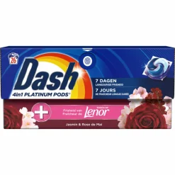 4x Dash Wasmiddelcapsules 4in1 Pods Jasmin & Rose de Mai 26 stuks