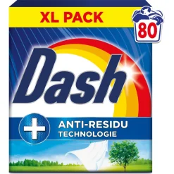 2x Dash Waspoeder Wasdraad Fris 80 Wasbeurten 4,4 kg