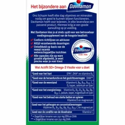 2x Davitamon Actifit 50+ Omega-3 Visolie 90 capsules