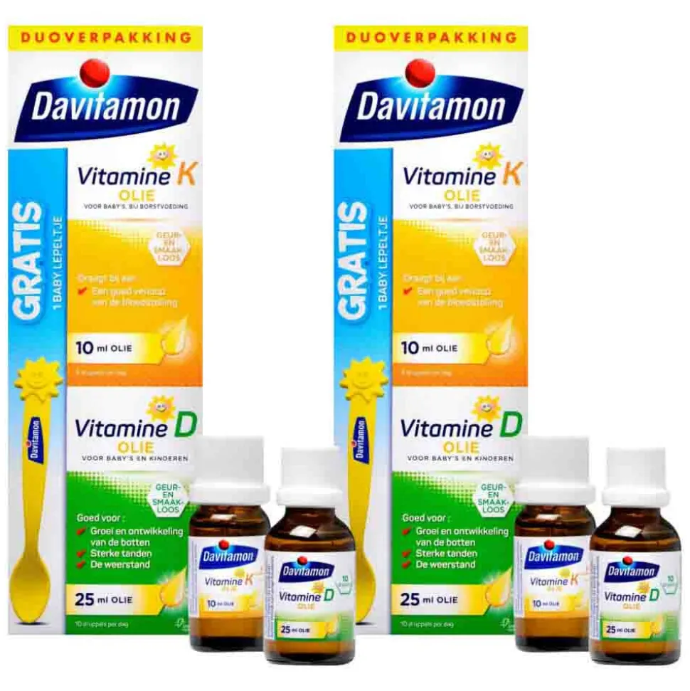 2x Davitamon Baby 1ste Vitamines 35 ml