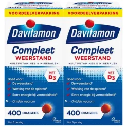 2x Davitamon Compleet Weerstand 400 stuks