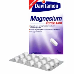 2x Davitamon Magnesium 400 mg 30 tabletten