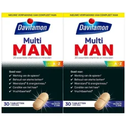 2x Davitamon Multi Man 30 tabletten
