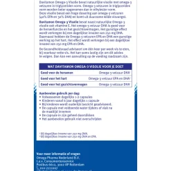 2x Davitamon Omega-3 Visolie 60 capsules