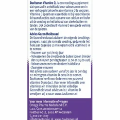 2x Davitamon Vitamine D 10 MCG Volwassenen 150 smelttabletten