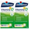 2x Davitamon Vitamine D Kind 150 smelttabletten