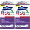 2x Davitamon Vitamine D3 75mcg 75 smelttabletten