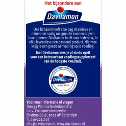 2x Davitamon Vitamine D3 75mcg 75 smelttabletten